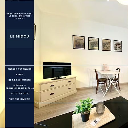 Le Midou - Central - Calme - Vue Sur Riviere - Fibre Mont-de-Marsan Eksteriør bilde